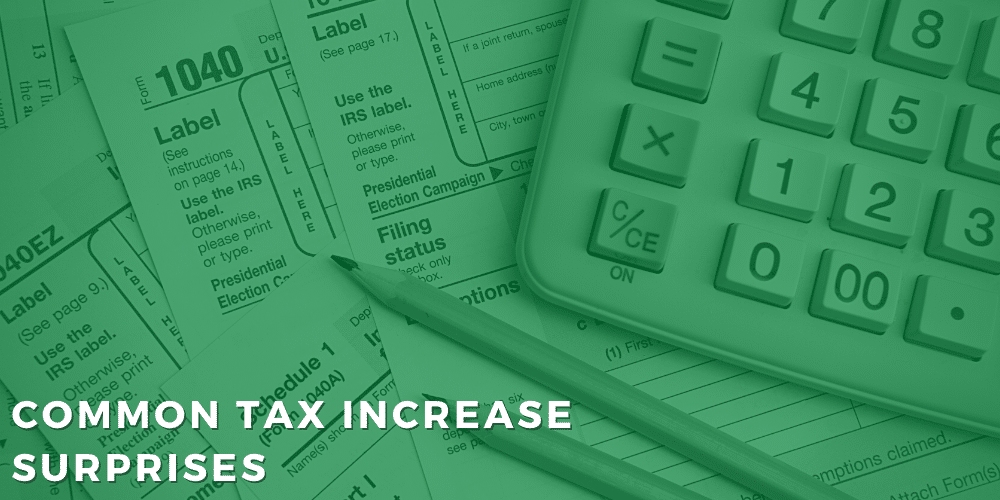 Common Tax Increase Surprises
